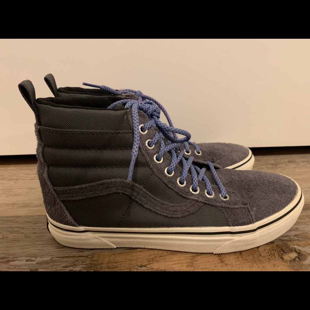 High Top Vans - only wore one time. Almost brand new!